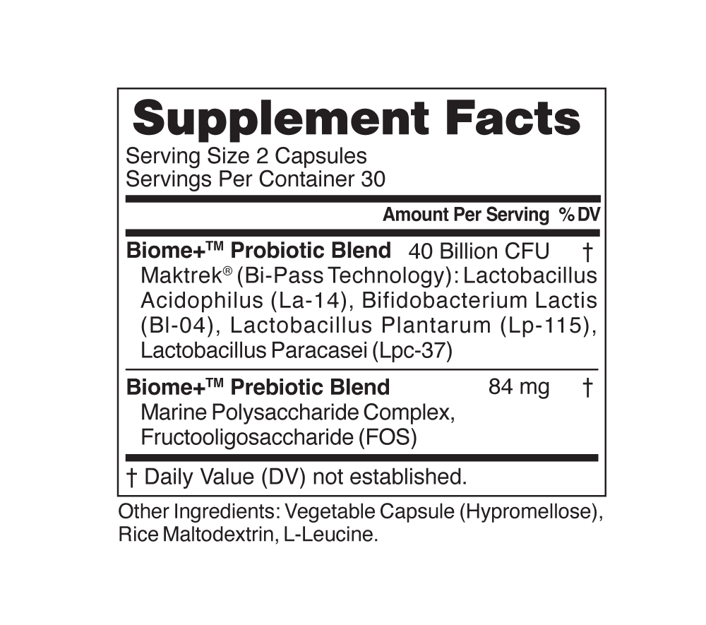 Biome+™ - Synbiotic Complex